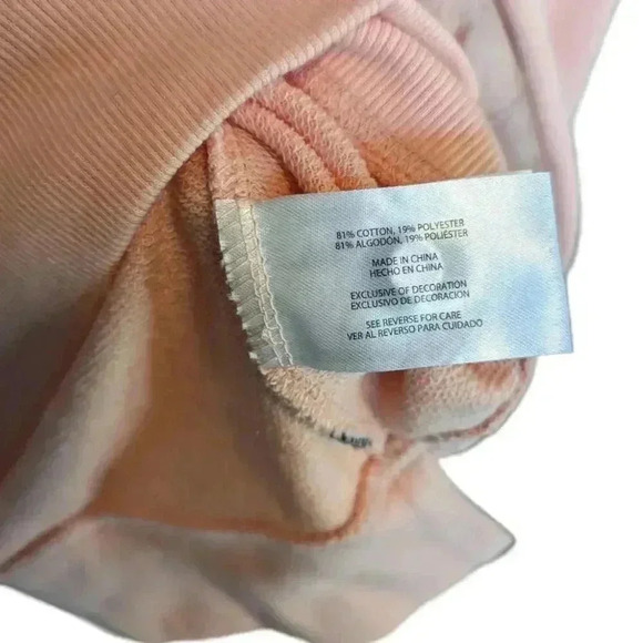 New Gap Light Pink Quarter Button Sweatshirt Size XL - Picture 6 of 6